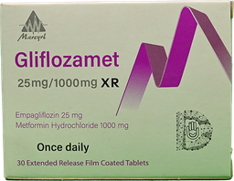 [99757] GLIFLOZAMET XR 25MG/1000MG 30 TAB