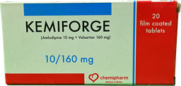 [106018] KEMIFORGE 10/160 MG 20 TAB