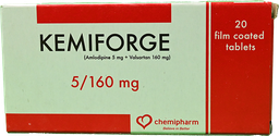 [106017] KEMIFORGE 5/160 MG 20 TAB