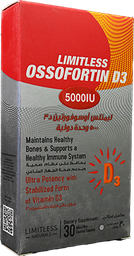 [105611] LIMITLESS OSSOFORTIN D3 5000 IU 30 TAB