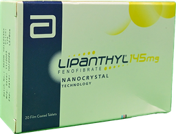 [10701] LIPANTHYL 145MG 20 TAB