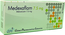 [48880] MEDEXAFLAM 7.5 MG 20 TAB