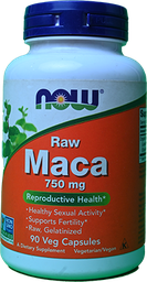 [102420] NOW RAW MACA 750 MG 90 CAP