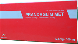 [95010] PRANDAGLIM MET 12.5/500 MG 30 TAB