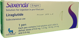 [98178] SAXENDA 6MG/ML 1 PEN