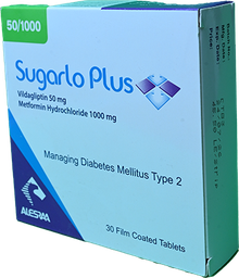 [98203] SUGARLO PLUS 50 MG / 1000 MG 30TAB