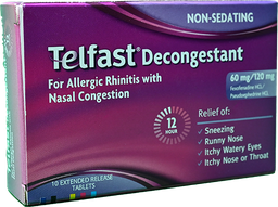 [98752] TELFAST DECONGESTANT 60MG/120MG 10TAB