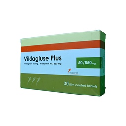 [102930] VILDAGLUSE PLUS 50 /850 MG 30 TAB