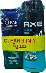 [110999] AXE ICE CHILL SPRAY 150ML+CLEAR 90 SH SP.OFFER 1 BOX