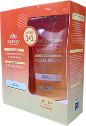 [111023] INFINITY INSTA GLOW FACIAL WASH 150ML+50ML SP.OFF 1 BOX