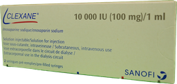 [110988] CLEXANE 100 MG 2 SYRING 1 BOX