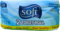 [111213] SOFT PRO 2 TOILET ROLL  1 BOX