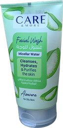 [111230] CARE&MORE ALOVERA FACIAL WASH 150ML 1 BOX