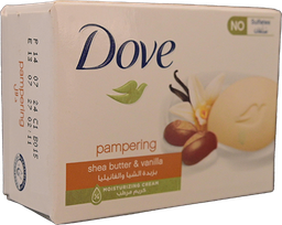 [111301] DOVE SHEA BUTTER &VANILLA SOAP 90 GM  1 BOX