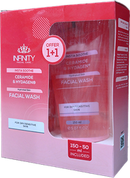 [111022] INFINITY INSTA SOOTH FACIAL WASH 150ML+50ML SP.OFF 1 BOX