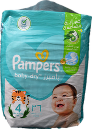 [111312] PAMPERS SIZE (4) 26 DIAPER 1 BOX