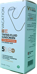 [111360] VACATION TINTED-FLUID SUNSCREEN SPF+50 50ML 1 BOX