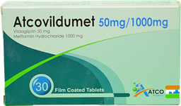 [111396] ATCOVILDUMET 50MG /1000MG TAB 3 STRIP 30 TAB