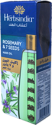 [110401] HERBSINDIA ROSEMARY&7 SEEDS HAIR OIL 180ML 1 BOX