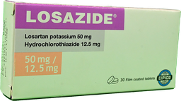 [110527] LOSAZIDE 50/12.5 mg TAB 3 STRIP 30 TAB