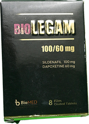 [110612] BIOLEGAM 100/60 MG TAB 2 STRIP 8 TAB