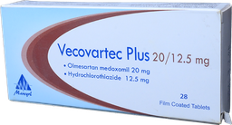 [110615] VECOVARTEC PLUS 20/12.5 MG TAB 4 STRIP 28 TAB