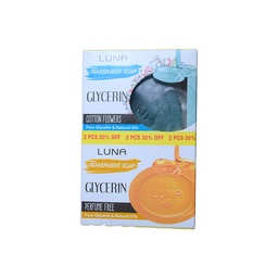 [110671] LUNA COTTON SOAP+LUNA GLYCERIN SOAP 72GM SP.OFFER 1 BOX