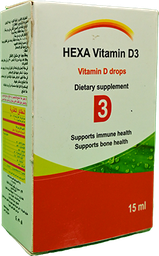 [110029] HEXA VITAMIN D3 DROP 15ML 1 BOX