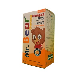 [110208] MR BEAR OMEGA SYRUP 400ML 1 BOX