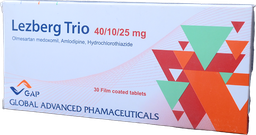 [110317] LEZBERG TRIO 40/10/25 MG TAB 3 STRIP 30 TAB