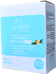 [110136] DEAR ICY VANILLA WH ROLL ON 2 PIECES SP OFFER@ 1 BOX