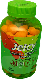 [110247] JELCY CALCIUM&VIT D3 120 GUM 1 BOX