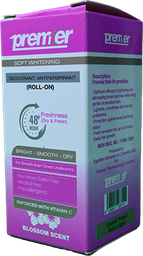 [110193] PREMIER SOFT WHIT BLOSSOM SCENT ROLL ON 50ML 1 BOX