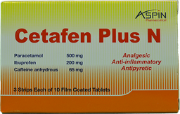 [110343] CETAFEN PLUS N TAB 3 STRIP 30 TAB