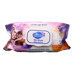 [109669] VIONA WET WIPES REFRESHING&PERFUMED 120 PCS 1 BOX