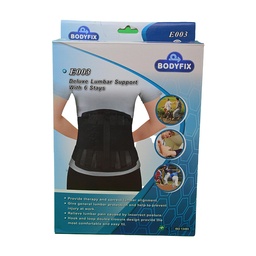 [109501] BODYFIX DELUXE LUMBAR SUPPORT E003 (L) 1 BOX
