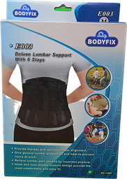 [109500] BODYFIX DELUXE LUMBAR SUPPORT E003 (M) 1 BOX