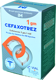 [109705] CEFAXOTREZ 1 GM IM VIAL  1 BOX