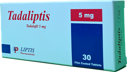 [108404] TADALIPTIS 5 MG TAB 3 STRIP 30 TAB