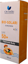 [108515] ORCHIDIA BIO SOLARI SUNSCREEN SPF50+ CREAM 100ML 1 BOX