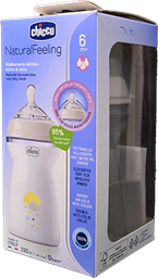 [108656] CHICCO NATURAL FEELING +6M 330ML 3763 1 ONE UNIT
