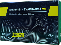 [108815] METFORMIN 500 MG XR (EVA PHARMM) TAB 3 STRIP 30 TAB