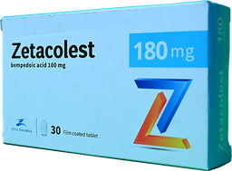 [109202] ZETACOLEST 180 MG TAB 3 STRIP 30 TAB