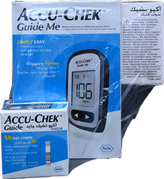 [108709] ACCU-CHEK GUIDE ME +50 TEST STRIPS+SOFTCLIX 100PCS 1 BOX