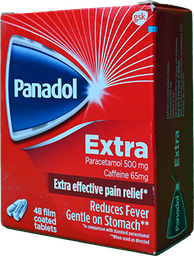 [108389] PANADOL EXTRA TAB 4 STRIP 48 TAB