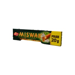 [108056] DABUR AL MISWAK GOLD TOOTHPASTE 120ML +20G FREE 1 BOX