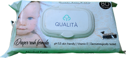 [108234] QUALITA WET WIPES OILVE OIL EXTRACT 80 PCS 1 BOX