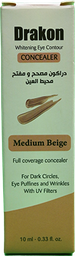 [108322] DRAKON WHI EYE CONTOUR CONCEALER MEDIUM BEIGE 10ML 1 BOX