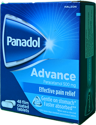 [107870] PANADOL ADVANCE 500 MG TAB 4 STRIP 48 TAB