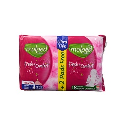 [107963] MOLPED FRESH&COM ULTRA THIN EX.LONG 22+2FREE 1 BOX